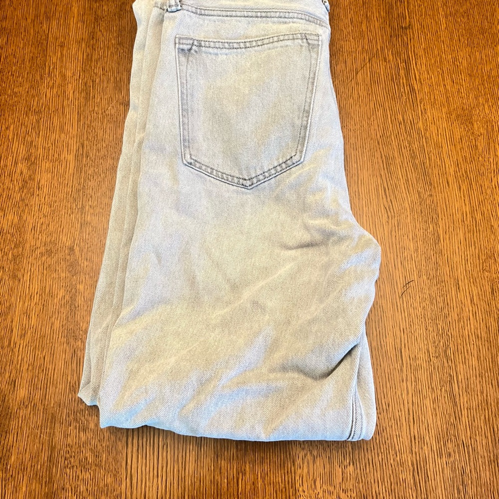 H&M Light Gray Loose Fit Jeans